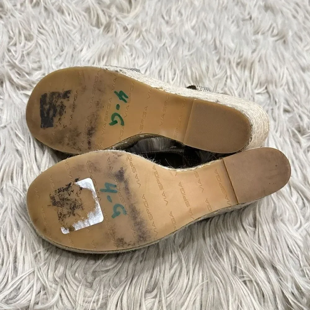 Via Spiga espadrille wedges size 10